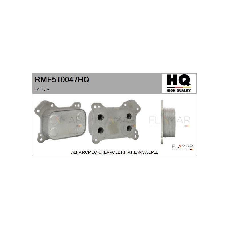 FLAMAR RMF510047HQ Radiador de aceite, aceite motor - 1