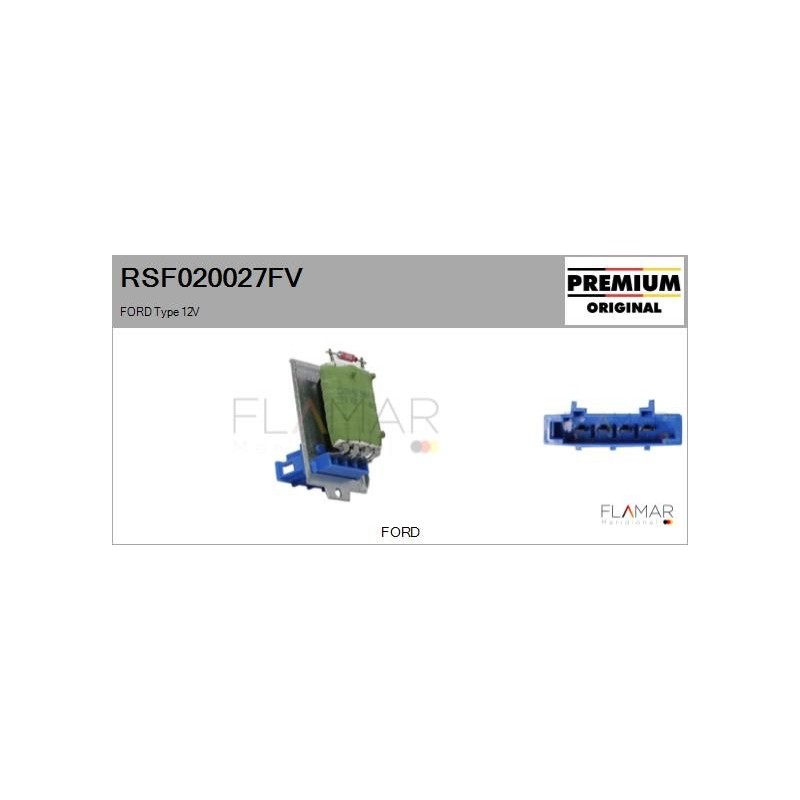 FLAMAR RSF020027FV Resitencia, ventilador habitáculo - 1
