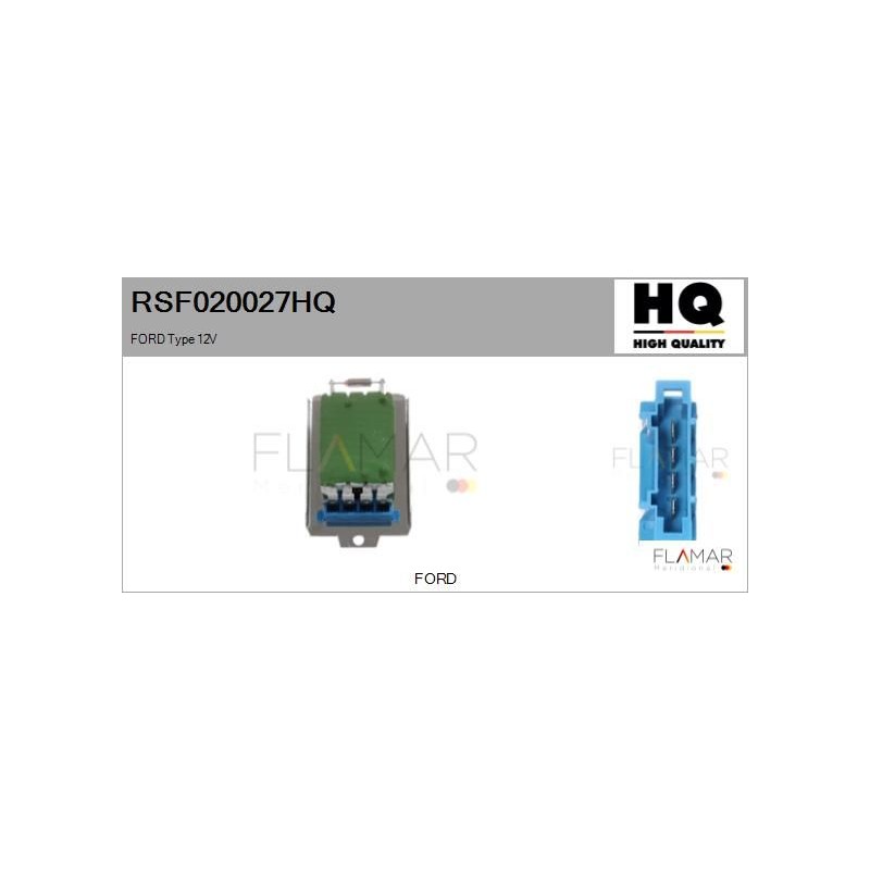 FLAMAR RSF020027HQ Resitencia, ventilador habitáculo - 1