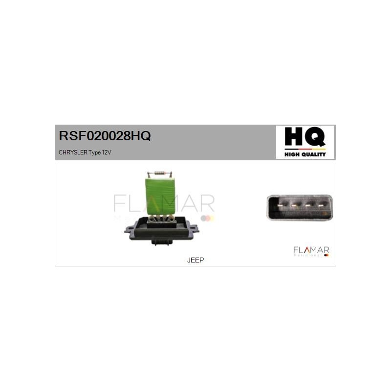 FLAMAR RSF020028HQ Resitencia, ventilador habitáculo - 1