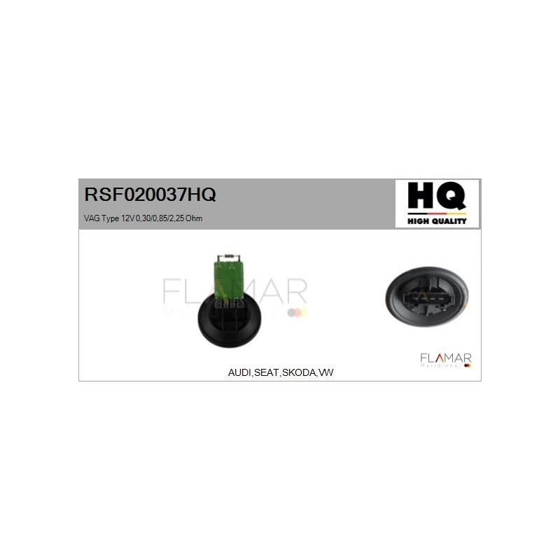 FLAMAR RSF020037HQ Resitencia, ventilador habitáculo - 1