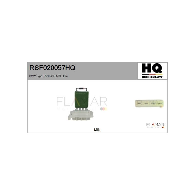 FLAMAR RSF020057HQ Resitencia, ventilador habitáculo - 1