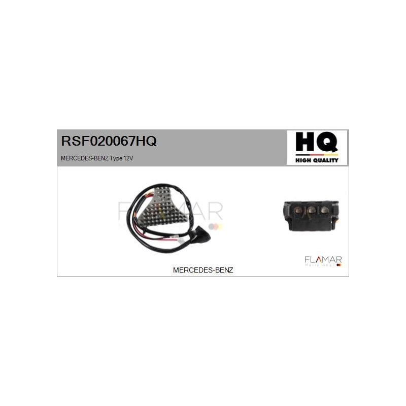 FLAMAR RSF020067HQ Resitencia, ventilador habitáculo - 1