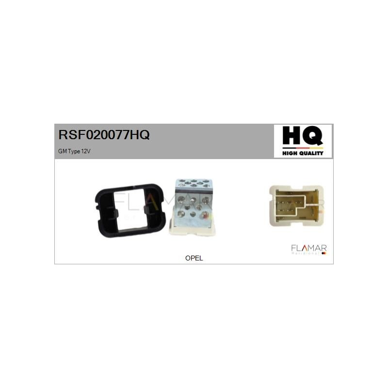FLAMAR RSF020077HQ Resitencia, ventilador habitáculo - 1