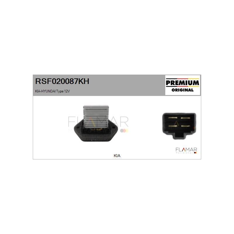 FLAMAR RSF020087KH Resitencia, ventilador habitáculo - 1