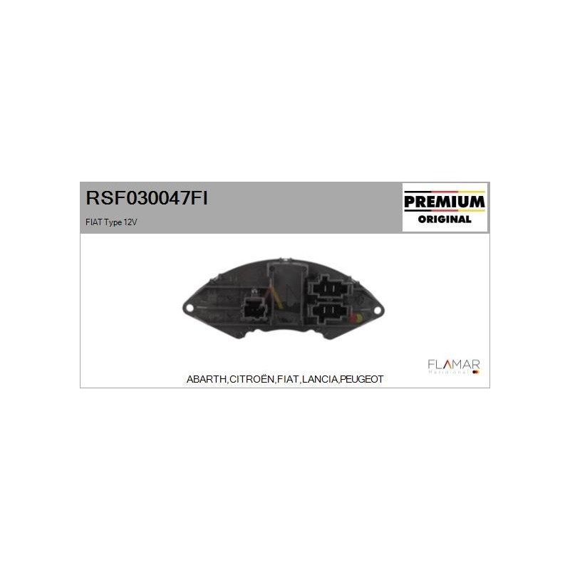FLAMAR RSF030047FI Resitencia, ventilador habitáculo - 1