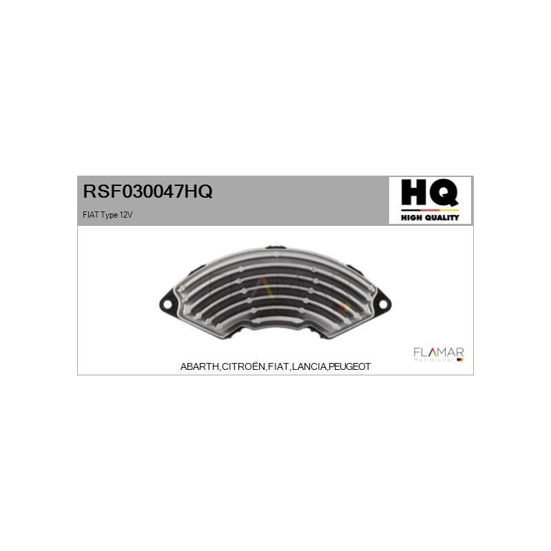 FLAMAR RSF030047HQ Resitencia, ventilador habitáculo - 1