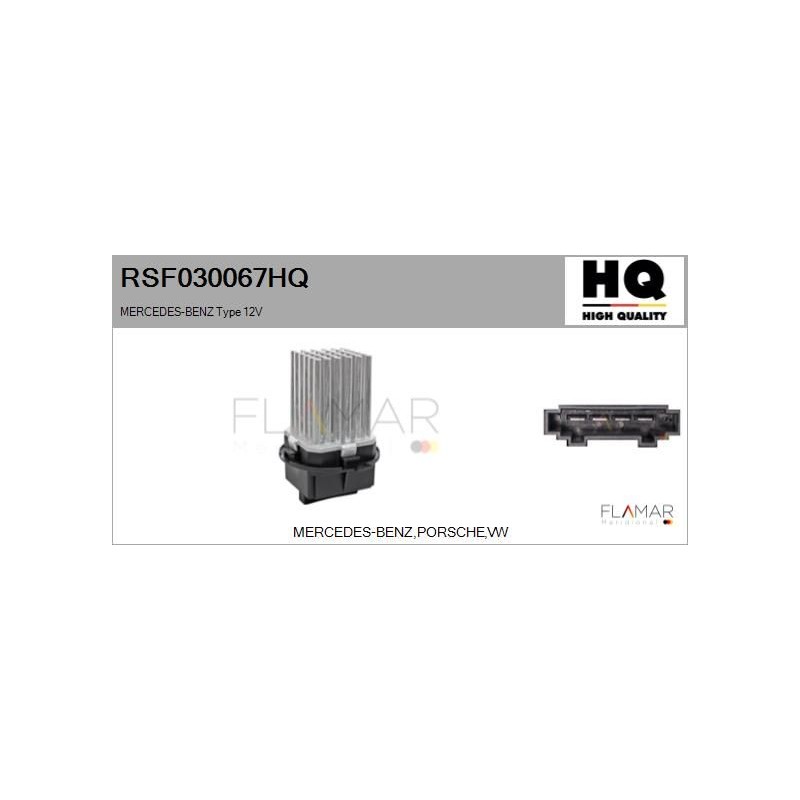 FLAMAR RSF030067HQ Resitencia, ventilador habitáculo - 1