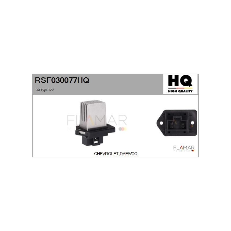 FLAMAR RSF030077HQ Resitencia, ventilador habitáculo - 1