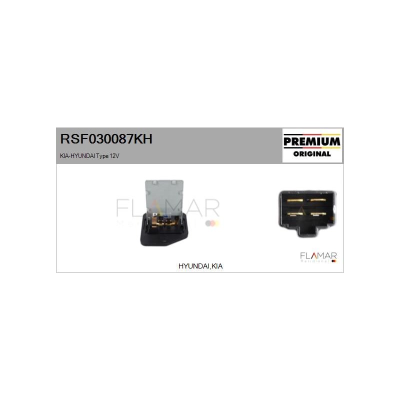 FLAMAR RSF030087KH Resitencia, ventilador habitáculo - 1