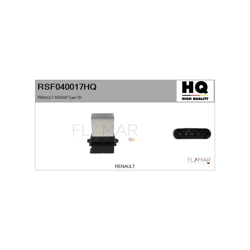 FLAMAR RSF040017HQ Resitencia, ventilador habitáculo - 1