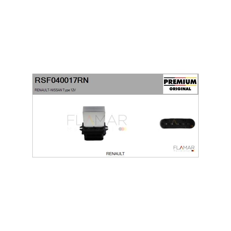 FLAMAR RSF040017RN Resitencia, ventilador habitáculo - 1
