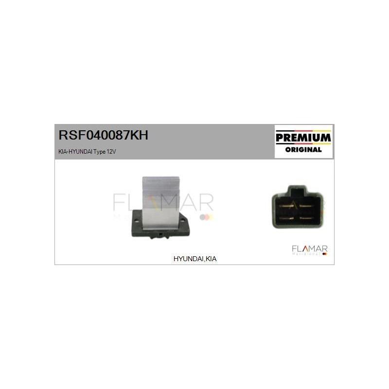 FLAMAR RSF040087KH Resitencia, ventilador habitáculo - 1
