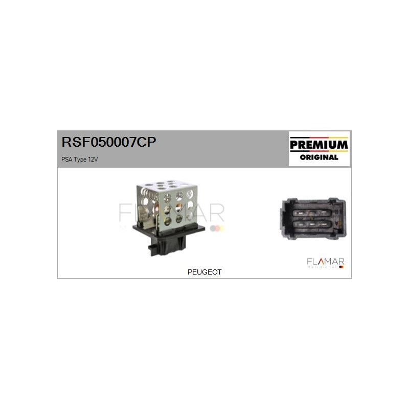 FLAMAR RSF050007CP Resitencia, ventilador habitáculo - 1