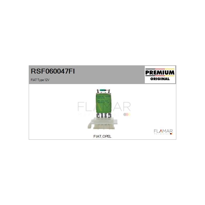FLAMAR RSF060047FI Resitencia, ventilador habitáculo - 1