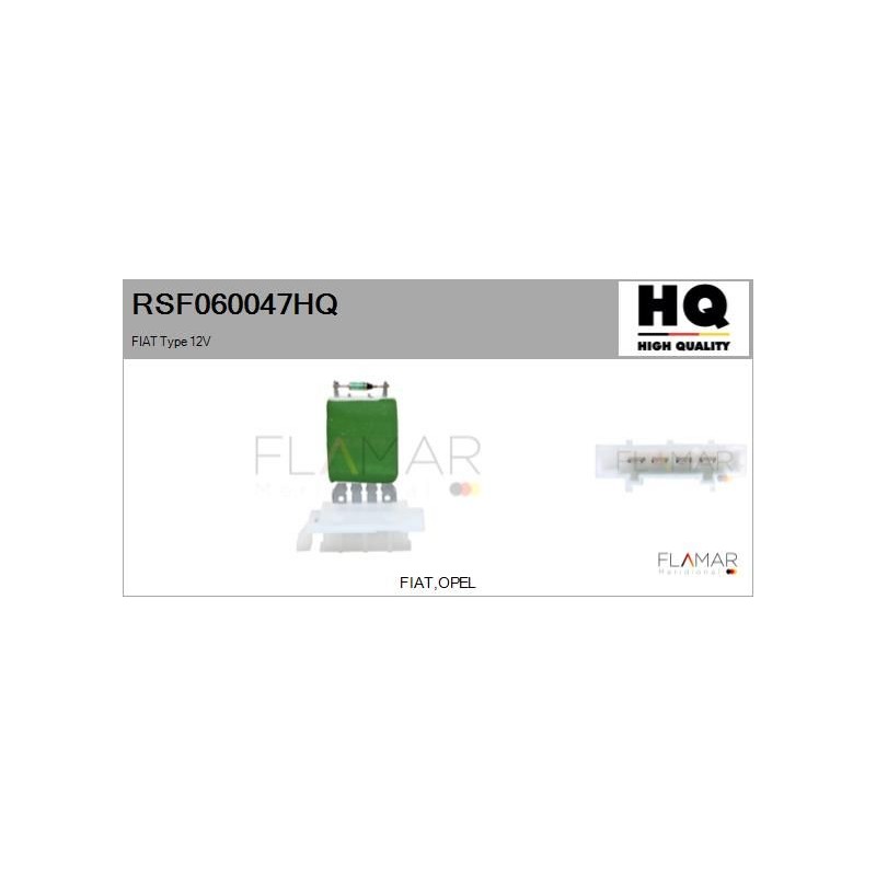 FLAMAR RSF060047HQ Resitencia, ventilador habitáculo - 1