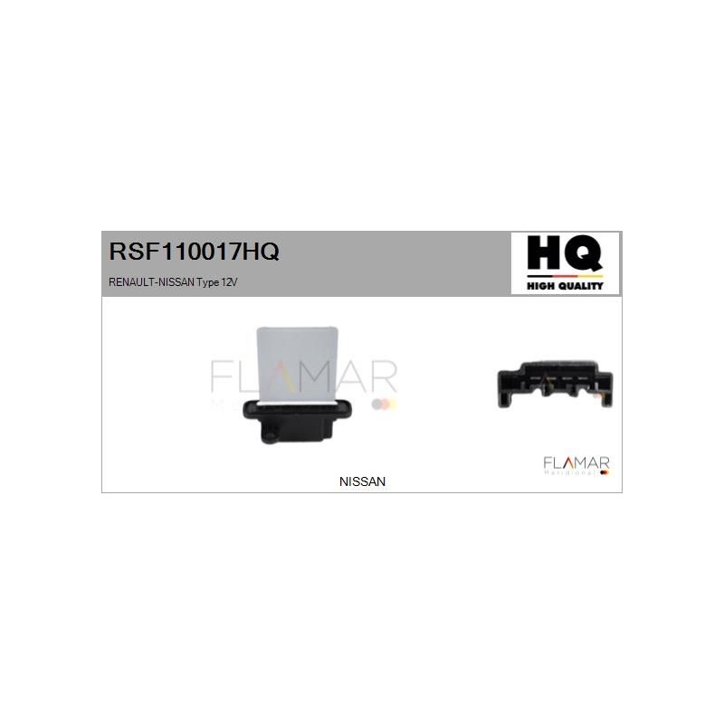 FLAMAR RSF110017HQ Resitencia, ventilador habitáculo - 1