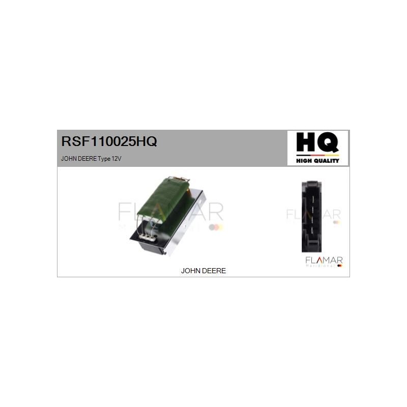 FLAMAR RSF110025HQ Resitencia, ventilador habitáculo - 1