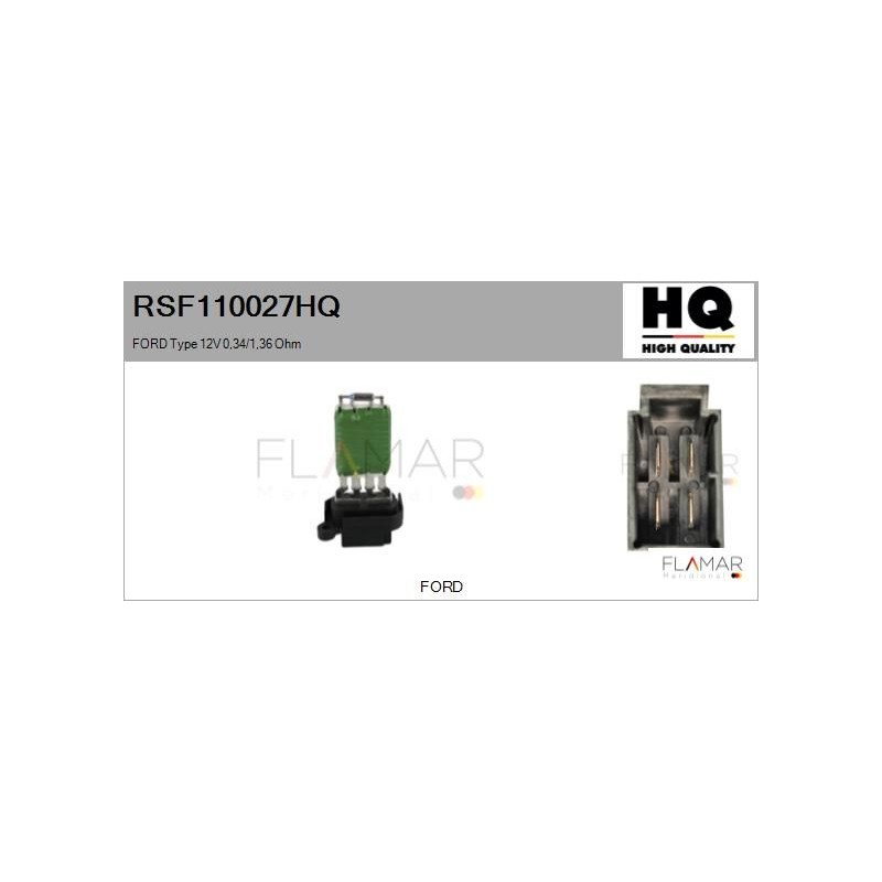 FLAMAR RSF110027HQ Resitencia, ventilador habitáculo - 1