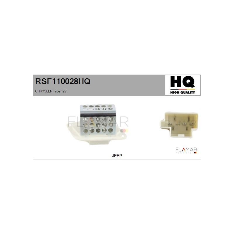 FLAMAR RSF110028HQ Resitencia, ventilador habitáculo - 1