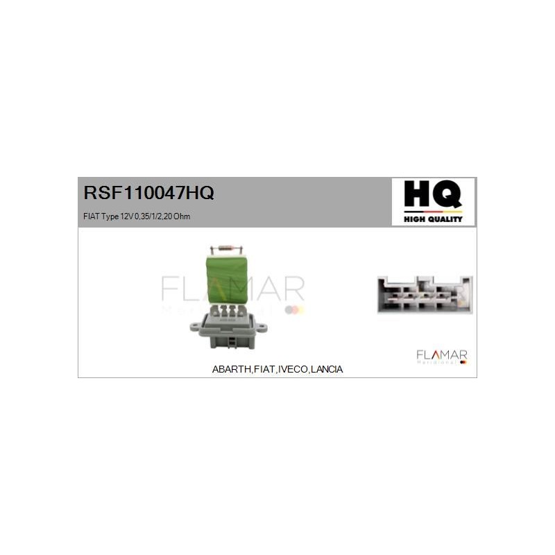 FLAMAR RSF110047HQ Resitencia, ventilador habitáculo - 1