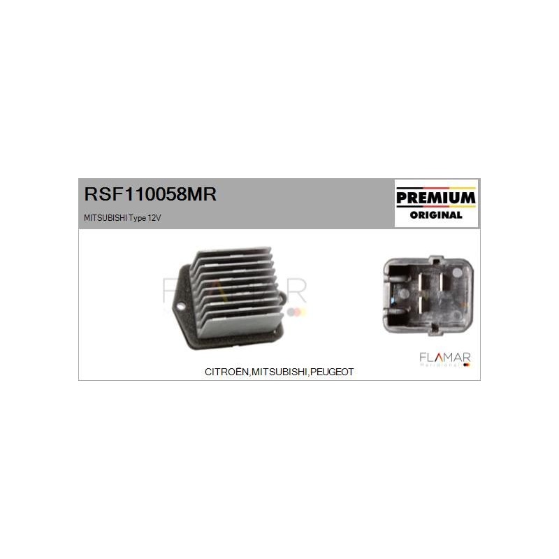 FLAMAR RSF110058MR Resitencia, ventilador habitáculo - 1