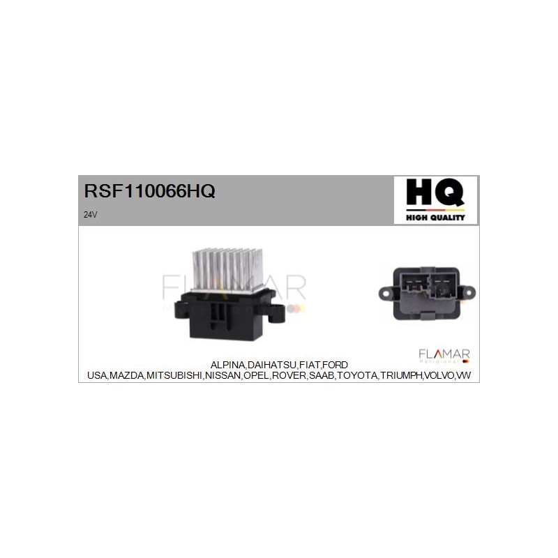 FLAMAR RSF110066HQ Resitencia, ventilador habitáculo - 1