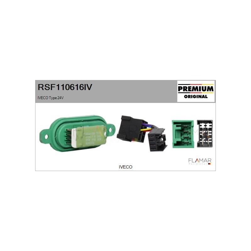 FLAMAR RSF110616IV Resitencia, ventilador habitáculo - 1