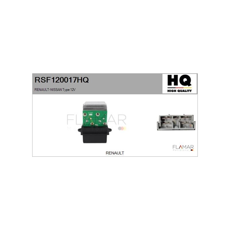 FLAMAR RSF120017HQ Resitencia, ventilador habitáculo - 1