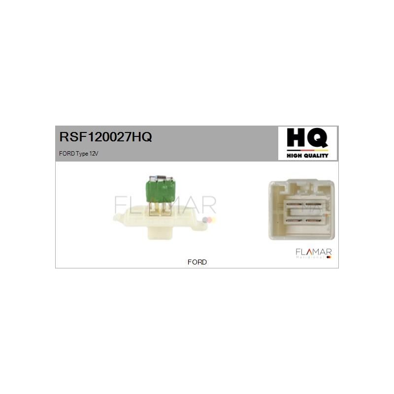 FLAMAR RSF120027HQ Resitencia, ventilador habitáculo - 1