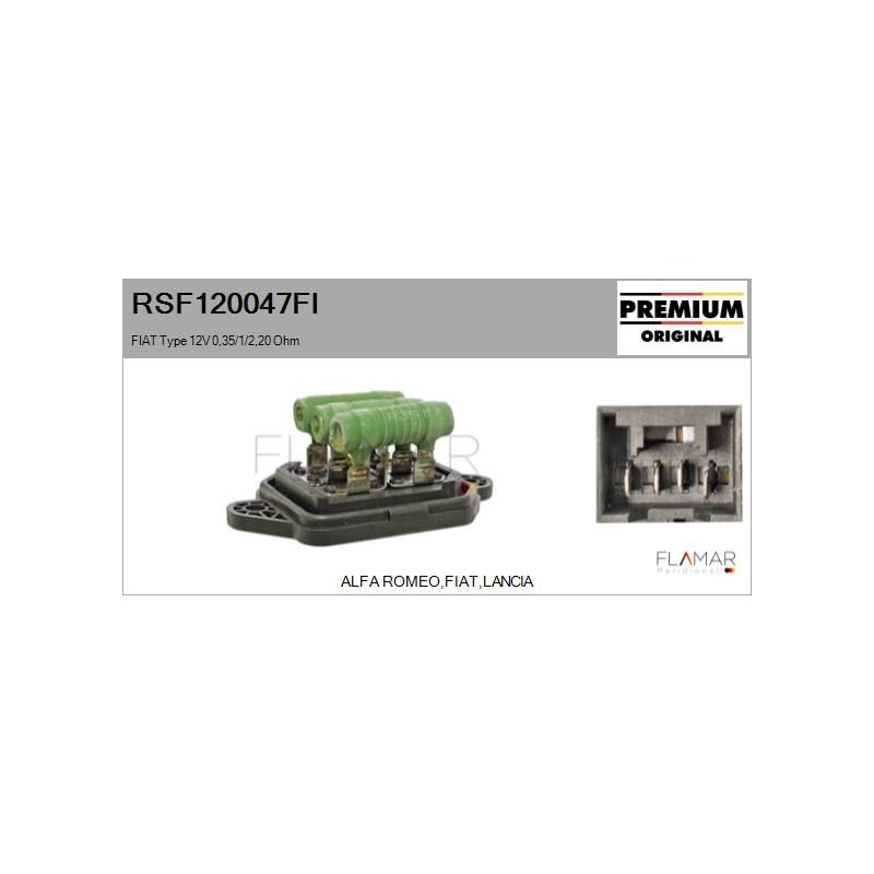 FLAMAR RSF120047FI Resitencia, ventilador habitáculo - 1