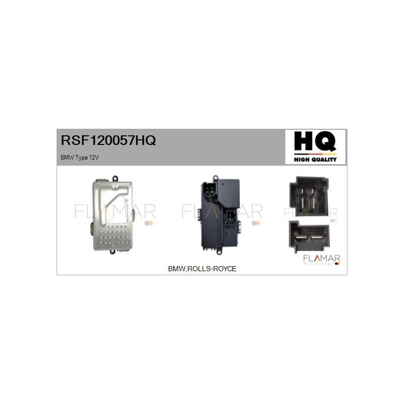FLAMAR RSF120057HQ Resitencia, ventilador habitáculo - 1
