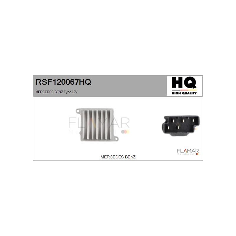 FLAMAR RSF120067HQ Resitencia, ventilador habitáculo - 1