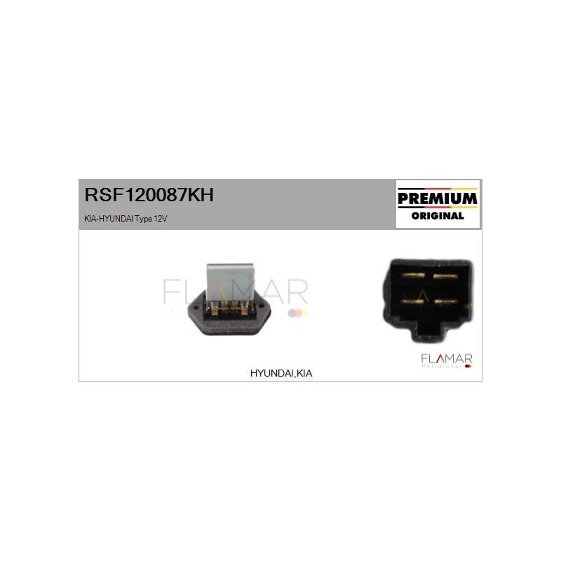 FLAMAR RSF120087KH Resitencia, ventilador habitáculo - 1