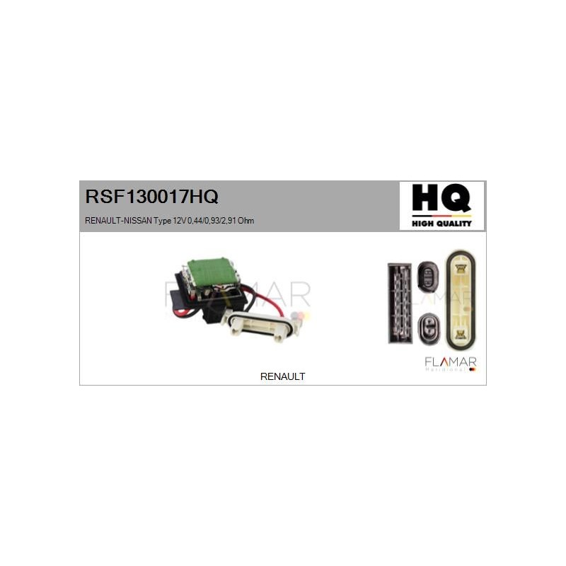 FLAMAR RSF130017HQ Resitencia, ventilador habitáculo - 1