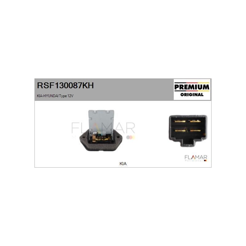 FLAMAR RSF130087KH Resitencia, ventilador habitáculo - 1