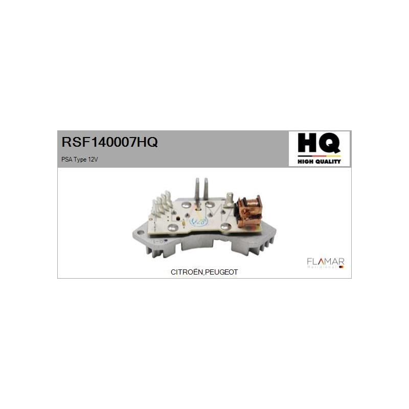 FLAMAR RSF140007HQ Resitencia, ventilador habitáculo - 1