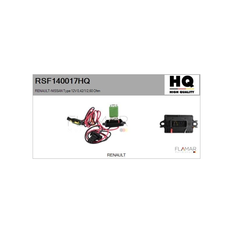 FLAMAR RSF140017HQ Resitencia, ventilador habitáculo - 1