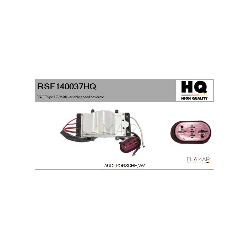 FLAMAR RSF140037HQ Resistencia serie, motor eléctrico (ventilador del radiador) - 1