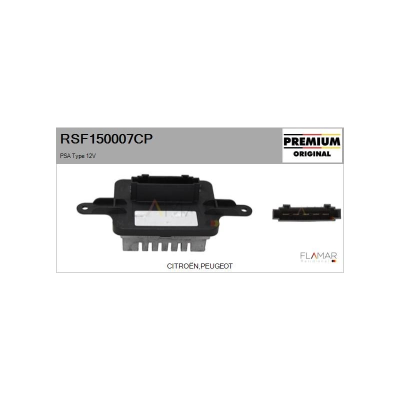 FLAMAR RSF150007CP Resitencia, ventilador habitáculo - 1