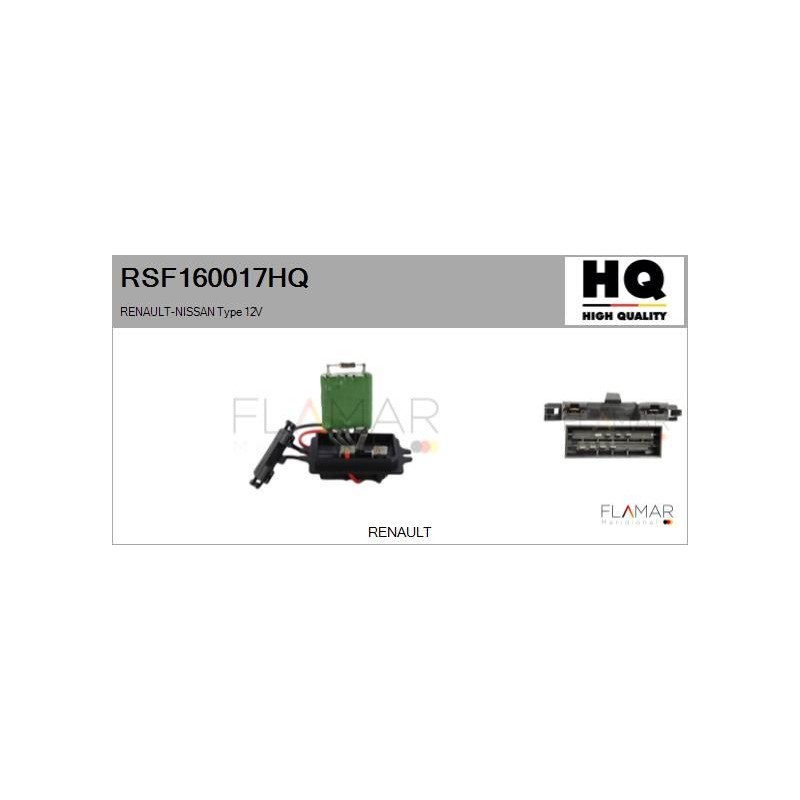 FLAMAR RSF160017HQ Resitencia, ventilador habitáculo - 1