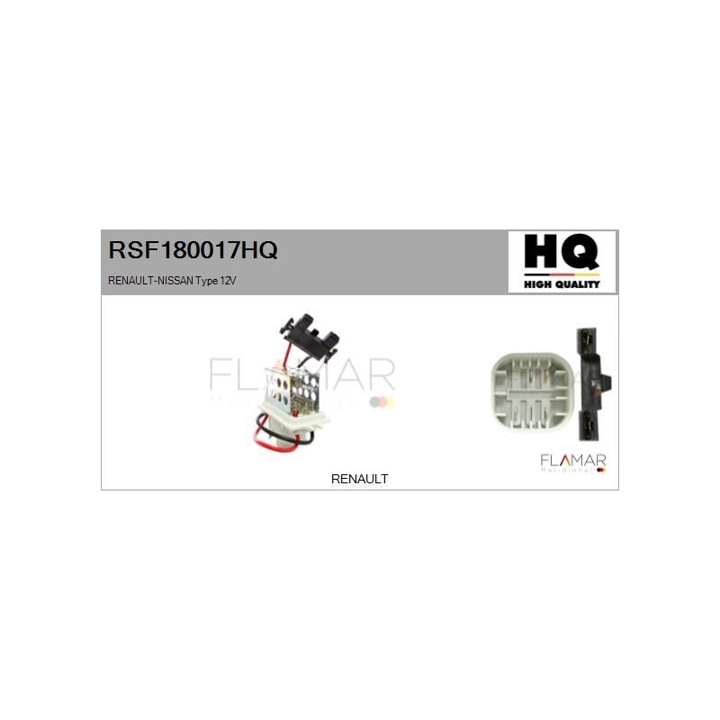 FLAMAR RSF180017HQ Resitencia, ventilador habitáculo - 1