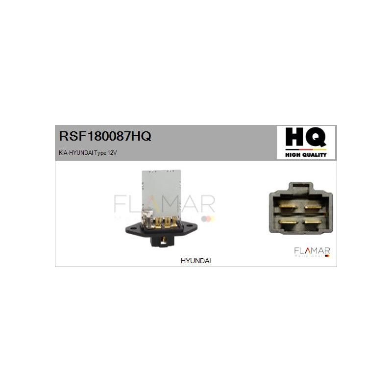FLAMAR RSF180087HQ Resitencia, ventilador habitáculo - 1
