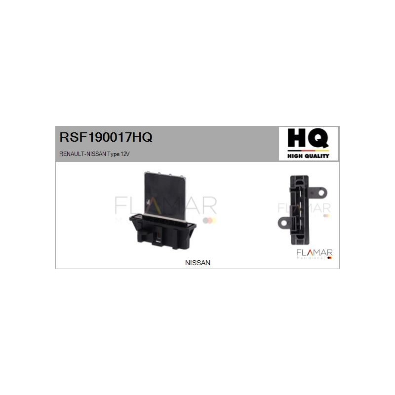 FLAMAR RSF190017HQ Resitencia, ventilador habitáculo - 1