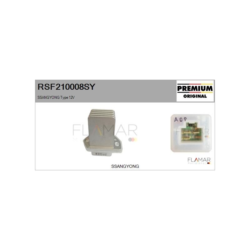 FLAMAR RSF210008SY Resitencia, ventilador habitáculo - 1