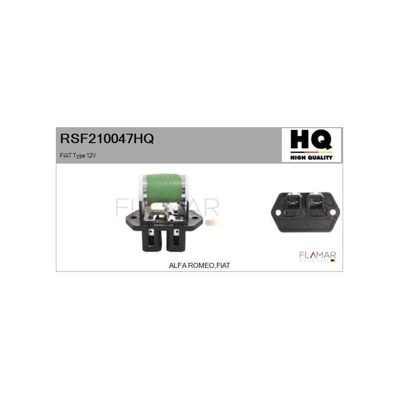 FLAMAR RSF210047HQ Resistencia serie, motor eléctrico (ventilador del radiador) - 1