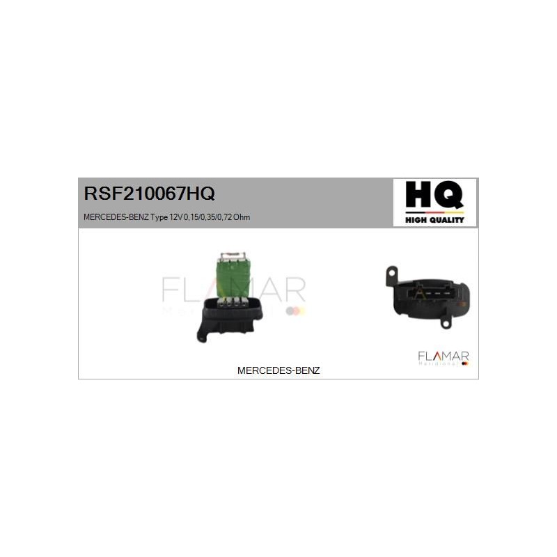 FLAMAR RSF210067HQ Resitencia, ventilador habitáculo - 1
