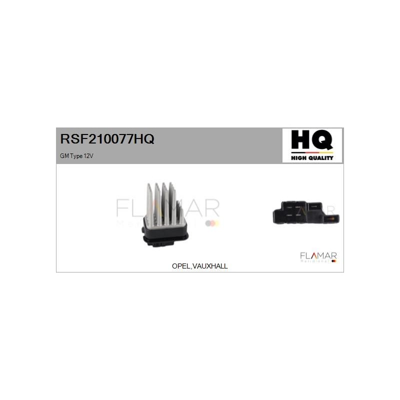 FLAMAR RSF210077HQ Resitencia, ventilador habitáculo - 1