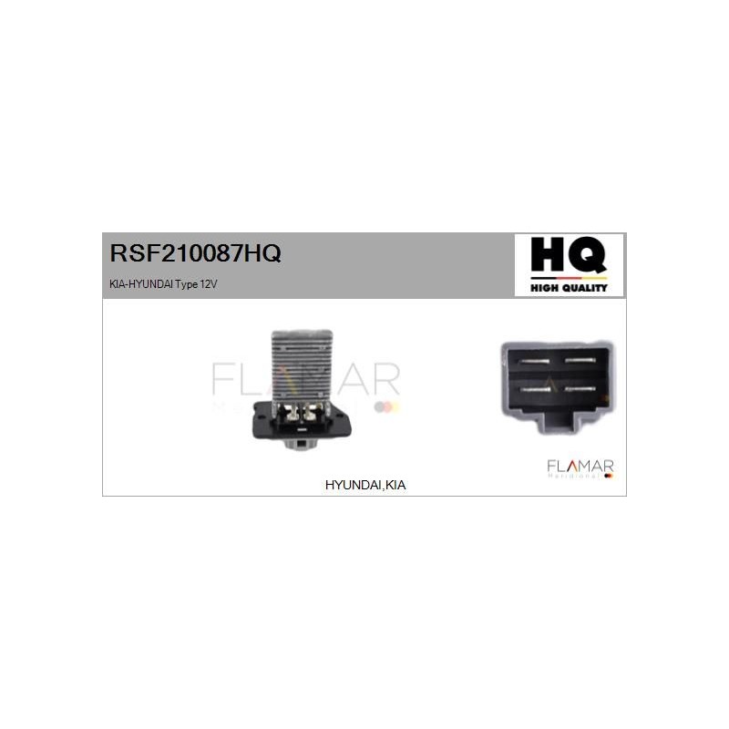FLAMAR RSF210087HQ Resitencia, ventilador habitáculo - 1