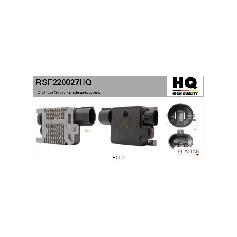 FLAMAR RSF220027HQ Resistencia serie, motor eléctrico (ventilador del radiador) - 1